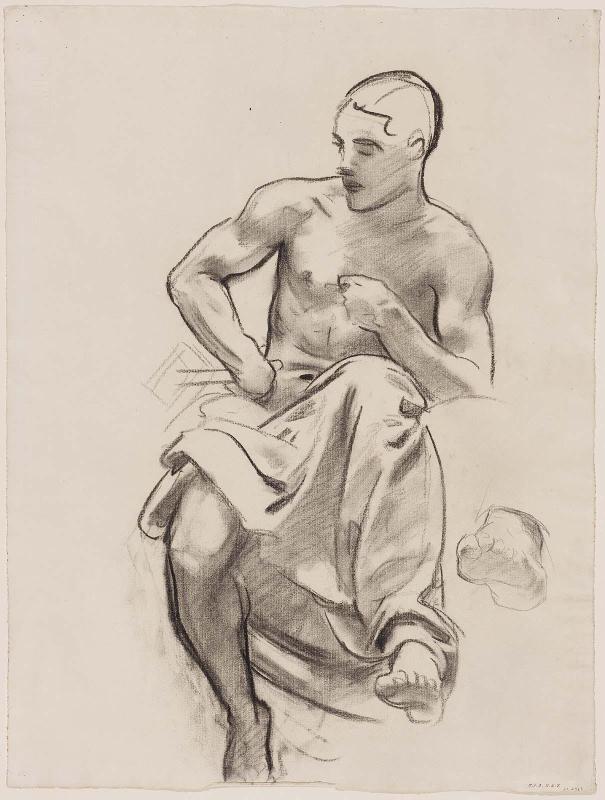 Sketch for Architecture, Painting and Sculpture - Sculpture (MFA Rotunda)