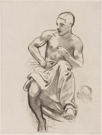 Sketch for Architecture, Painting and Sculpture - Sculpture (MFA Rotunda)