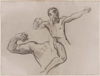 Sketch for Achilles and Chiron - Achilles (MFA Rotunda)