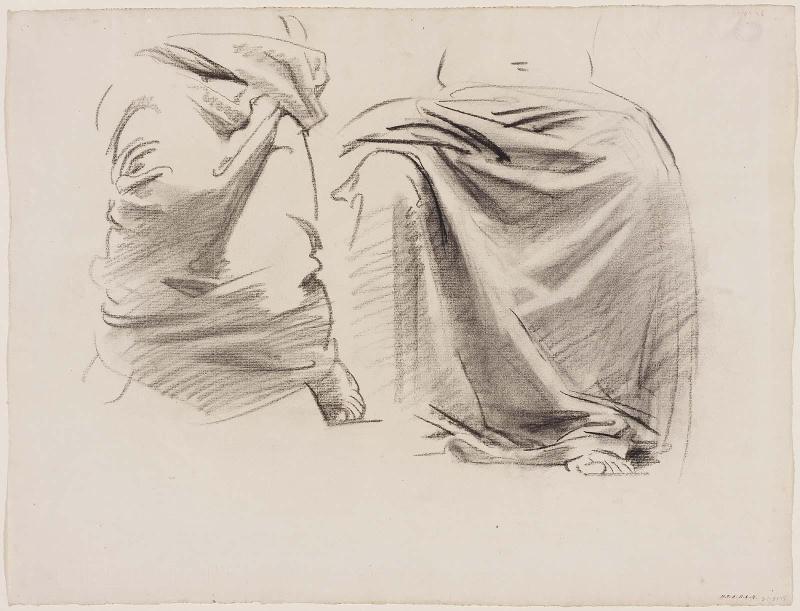 Sketch for Architecture, Sculpture and Painting - Architecture and Painting (MFA Rotunda)
