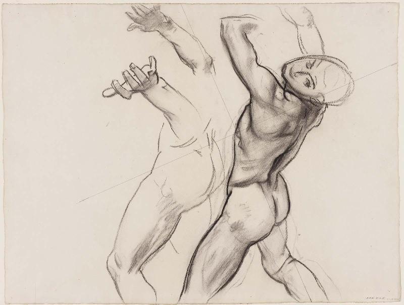Sketch for Ganymede (MFA Rotunda)