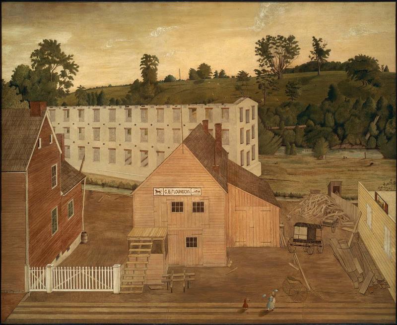 View of Darby, Pennsylvania, After the Burning of Lord's Mill