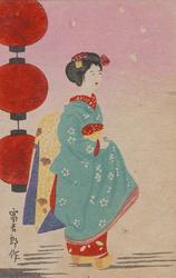 Maiko with Lanterns