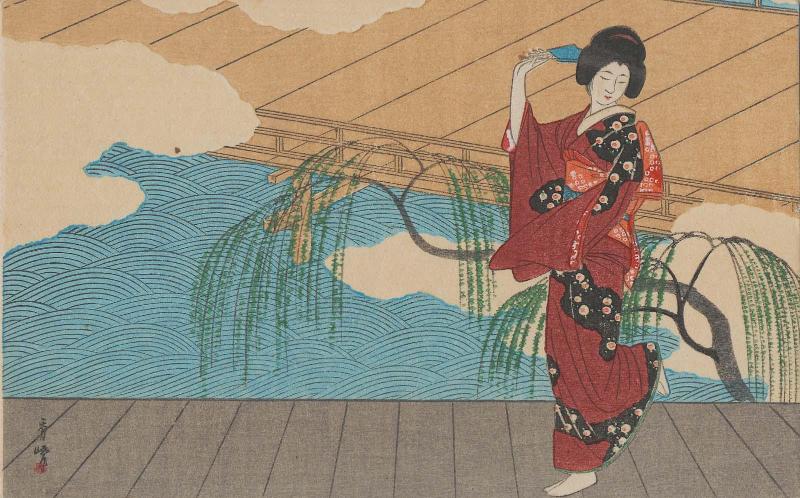 A Posture Dance on Stage (Maiko)