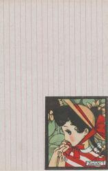 Young Girl with Sunflower (from an unidentified series) from Himawari