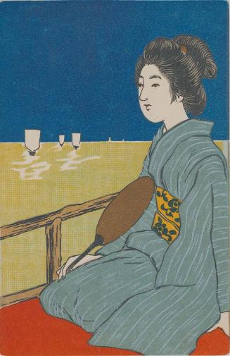 Woman Looking at the River