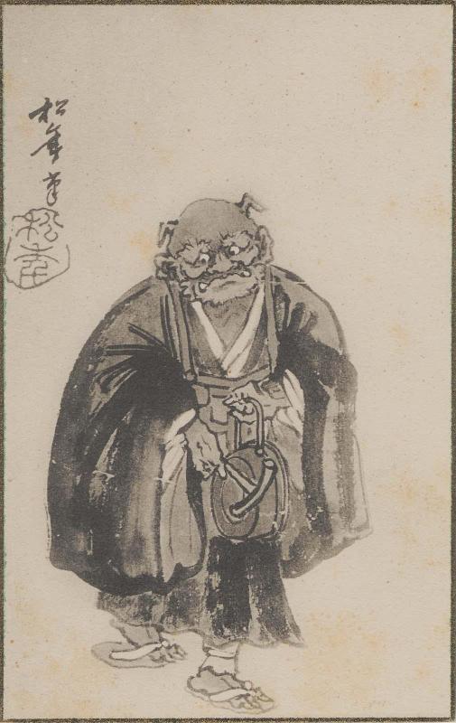 Demon Converted to Budhism, from a series of Ôtsu-e subjects