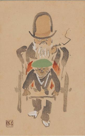 Fukurokuju from an unidentified Otsu-e series