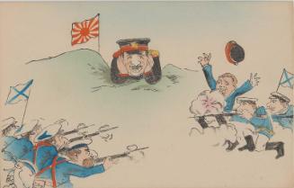 Japanese General Enjoying the Russians' Battle