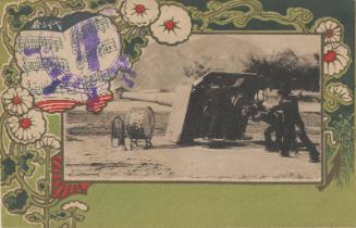 Canons at the Battlefront with Decorative Borders