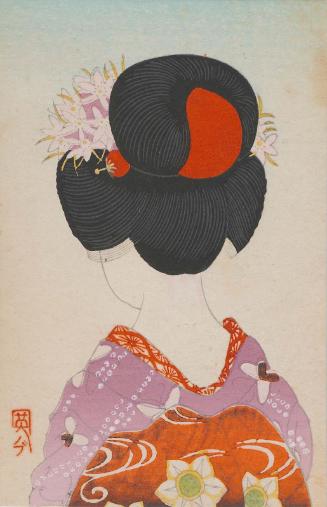 View of Maiko with Orange Sash (from an unidentified series)