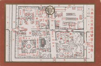 Map of the Kyoto Exhibition Commemorating the Enthronement (Taiten kinen Kyôto hakurankai kaiba zu)
