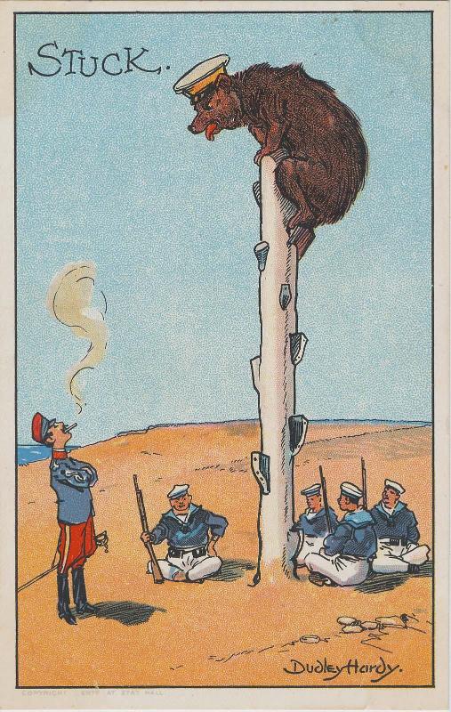 Stuck from the series Pictorial Postcards from Originals by Dudley Hardy, R.1, series 3015