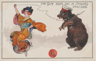 I've Got Him on A String You See from the series Pictorial Postcards from Originals by Dudley Hardy, R.1, series 3015