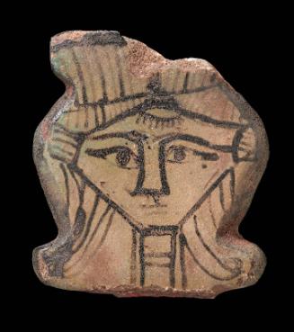 Fragment of Hathor head