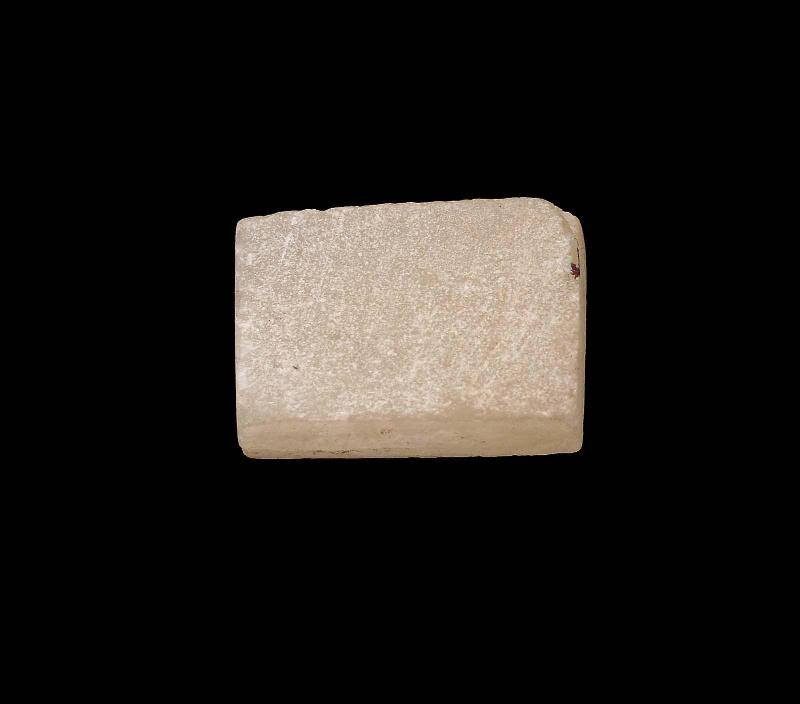 Travertine votive tablet