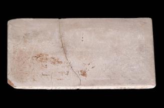 Inscribed tablet from a foundation deposit