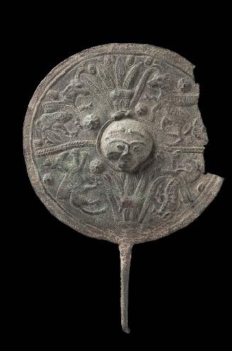 Decorated disc pin