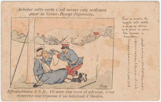 Postcard Supporting the Red Cross Japan for the Russo- Japanese War