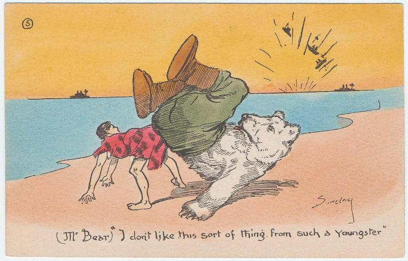 Mr. Bear: "I Don't Like this Sort of Thing from Such a Youngster" (from an unidentified series)