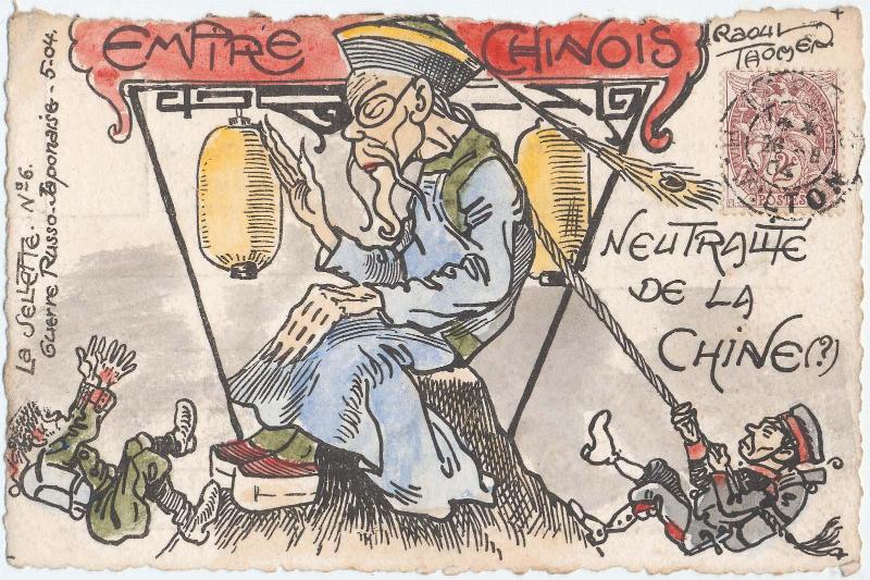 The Empire of Chin: The Neutrality of China (?) from the series Le Sellette no.6, Russo-Japanese War 5-04