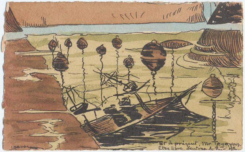 'Mr. Togo, Now You Are Free to Enter Port Arthur' from the series Le Carillon no.22