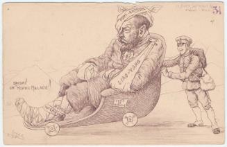 'Again, One Wounded Man!' from the series Le Burin Satirique No.31