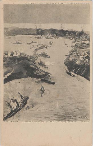 Japanese Attempt to Seal off Port Arthur from the War Series No.5224