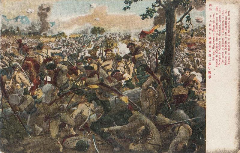 The Battle of Mukden in Manchuria in 1904