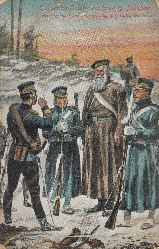 A Russian Soldier Captured by Japanese from the Valentine's series