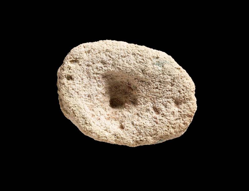 Fragment of cake of blue color