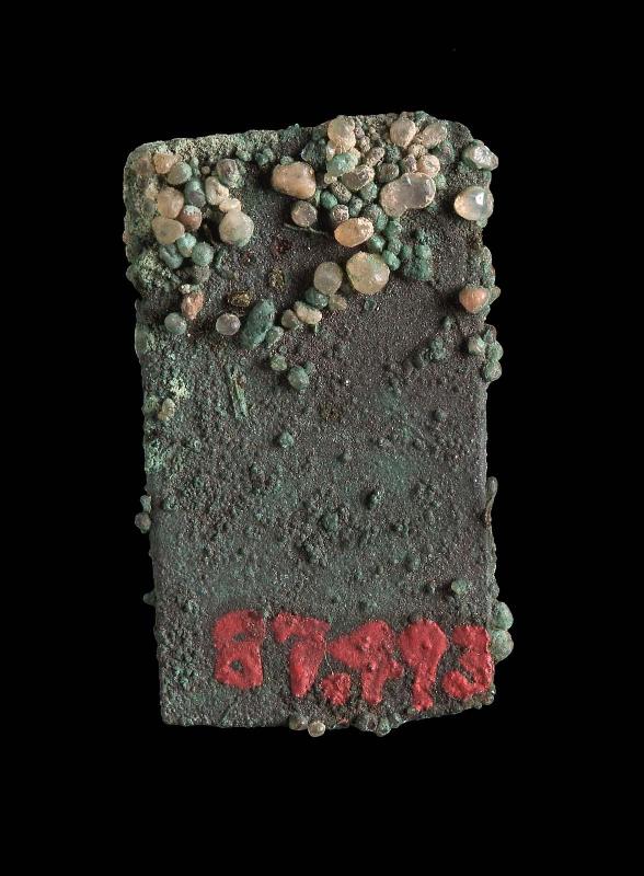 Bronze rectangular tablet