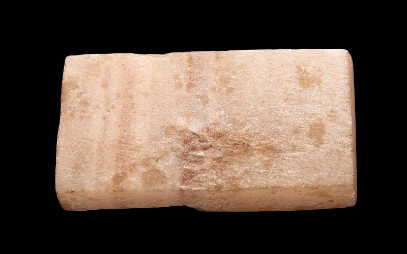 Alabaster rectangular tablet