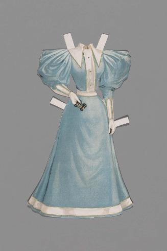 Dress for paper doll