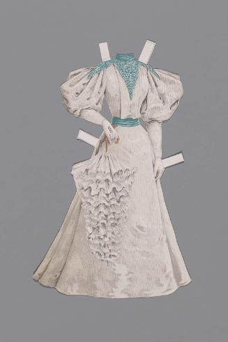 Dress for paper doll