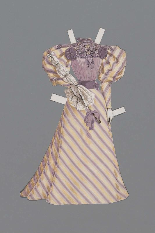 Dress for paper doll