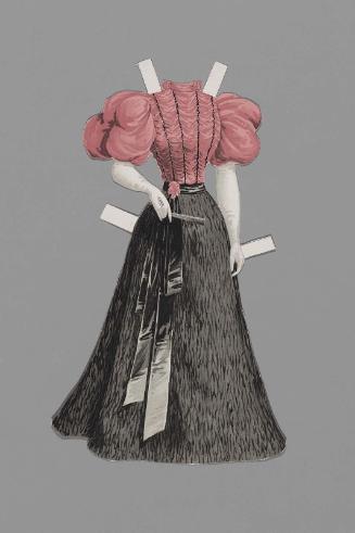 Dress for paper doll