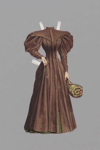 Dress for paper doll