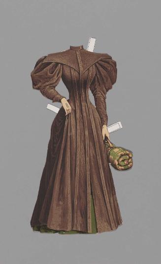 Dress for paper doll