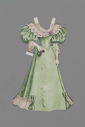 Dress for paper doll