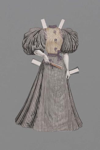 Dress for paper doll