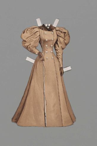 Dress for paper doll