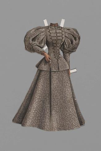 Dress for paper doll