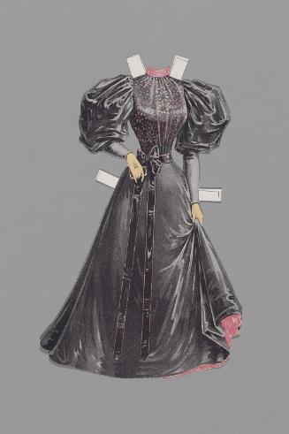 Dress for paper doll