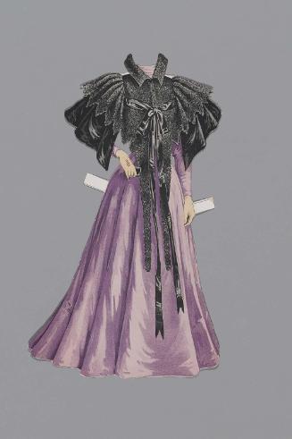 Dress for paper doll