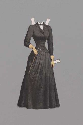 Dress for paper doll