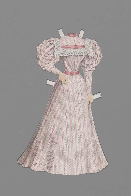 Dress for paper doll
