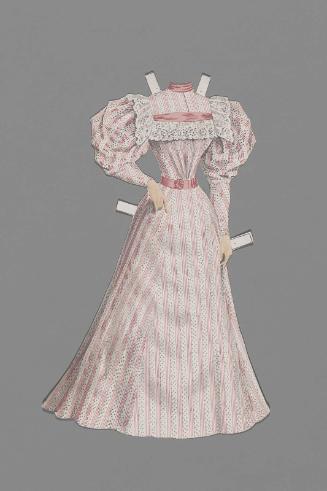 Dress for paper doll