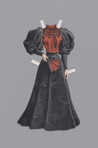 Dress for paper doll