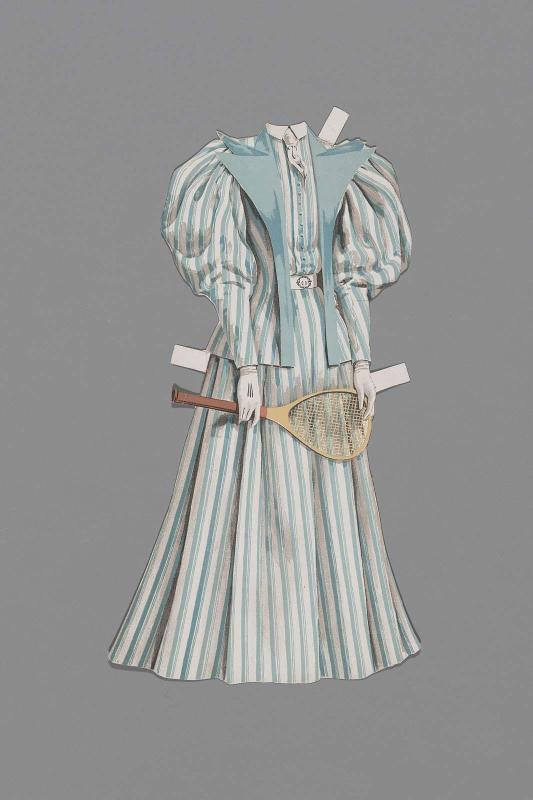 Dress for paper doll
